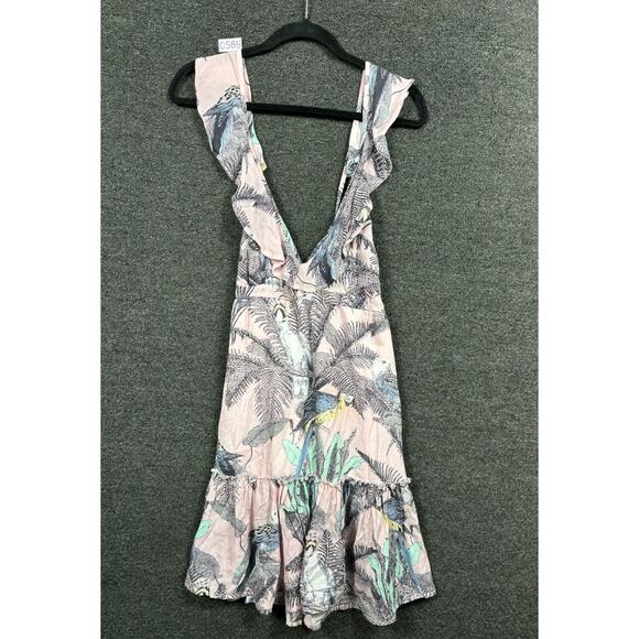 Anthropolgie I'm Size Midi Floral SunDress Womens Size M Bohemian Ruffle Straps - Picture 1 of 8